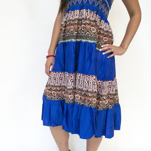 Blue Sarong Dress